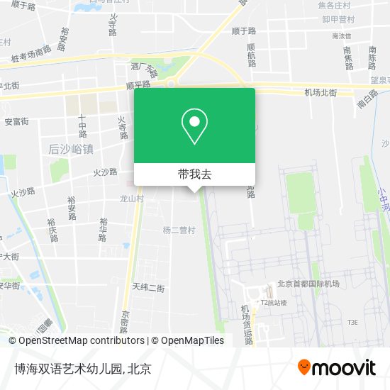 博海双语艺术幼儿园地图