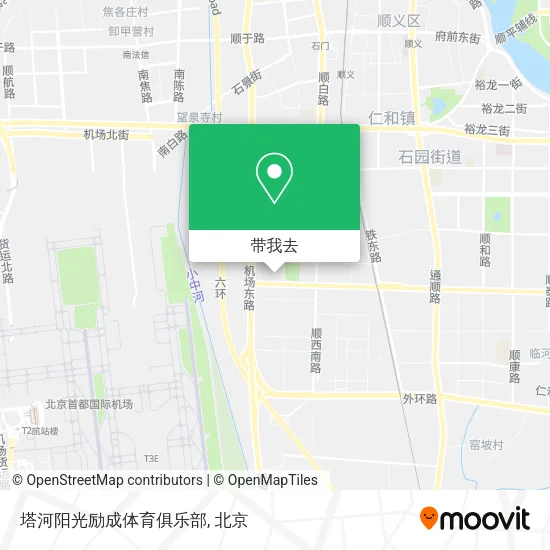塔河阳光励成体育俱乐部地图