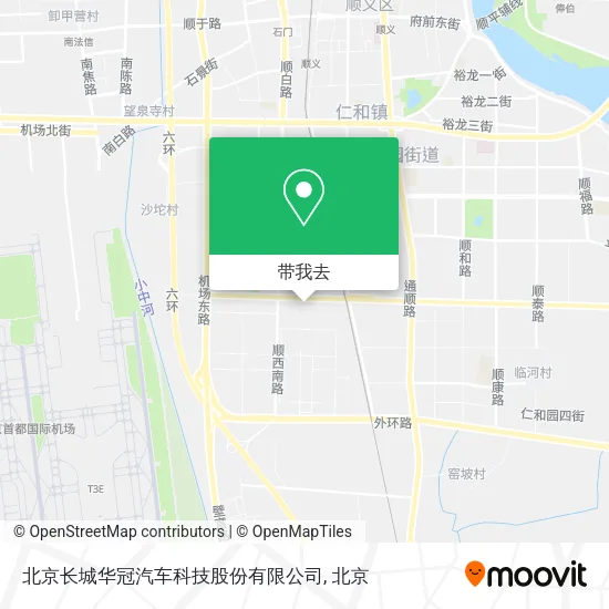 北京长城华冠汽车科技股份有限公司地图