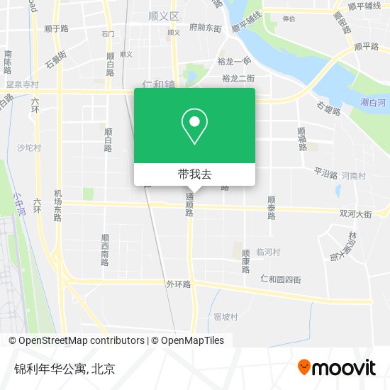锦利年华公寓地图