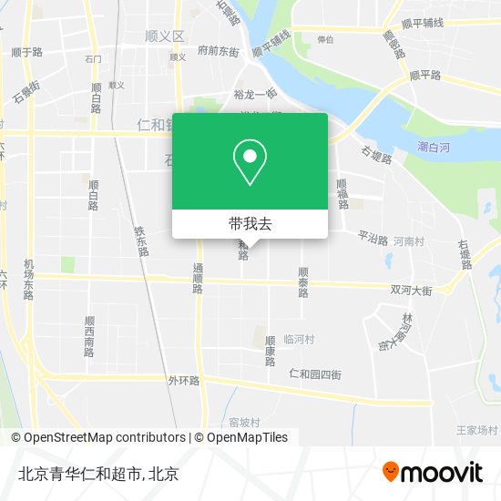 北京青华仁和超市地图
