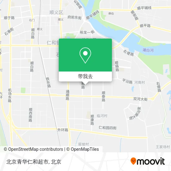 北京青华仁和超市地图