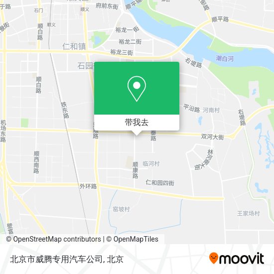 北京市威腾专用汽车公司地图