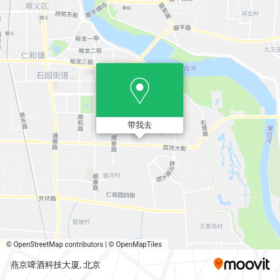 燕京啤酒科技大厦地图