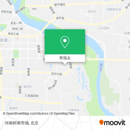 河南村南市场地图