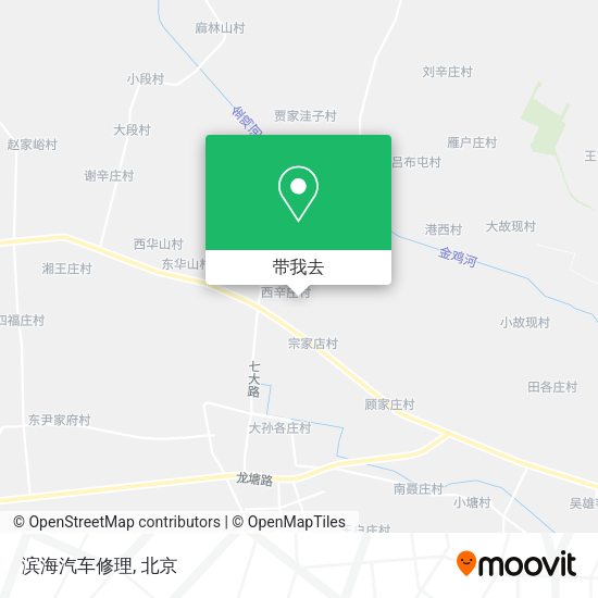滨海汽车修理地图