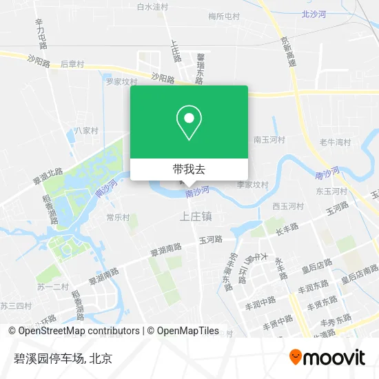 碧溪园停车场地图