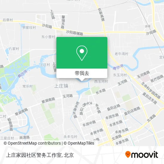 上庄家园社区警务工作室地图