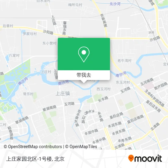上庄家园北区-1号楼地图