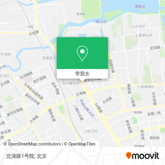 北清路1号院地图
