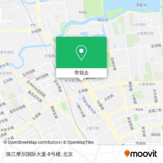 珠江摩尔国际大厦-8号楼地图
