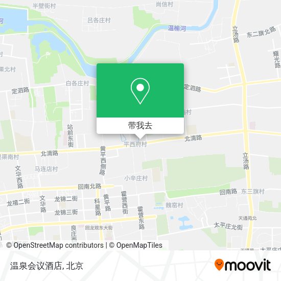温泉会议酒店地图