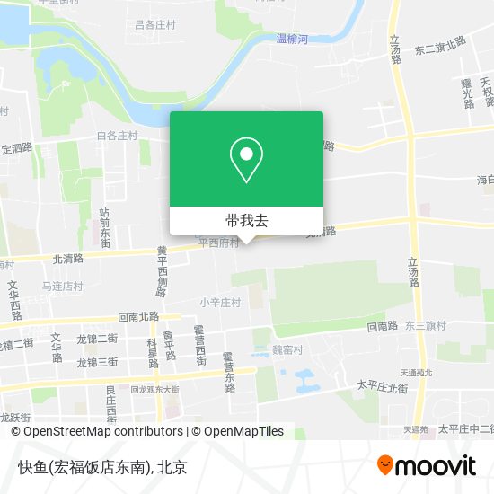 快鱼(宏福饭店东南)地图