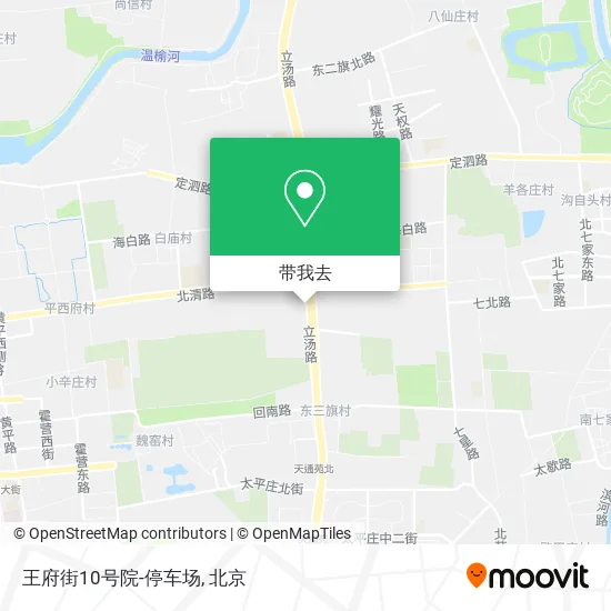 王府街10号院-停车场地图