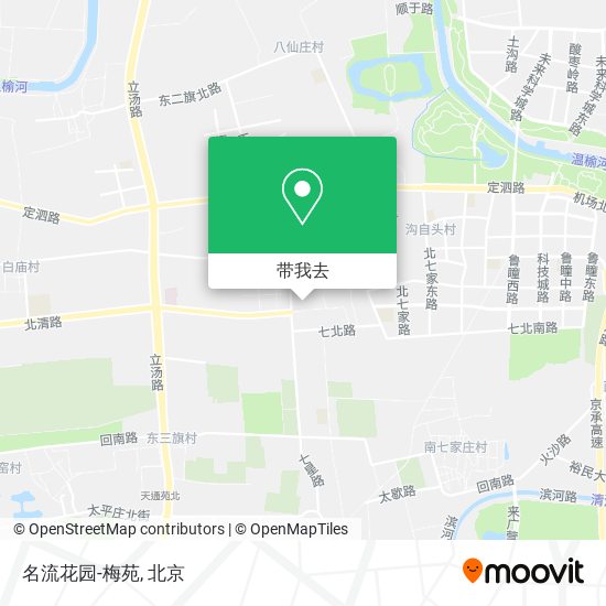 名流花园-梅苑地图