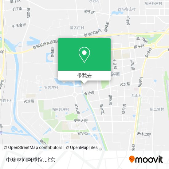 中瑞林间网球馆地图