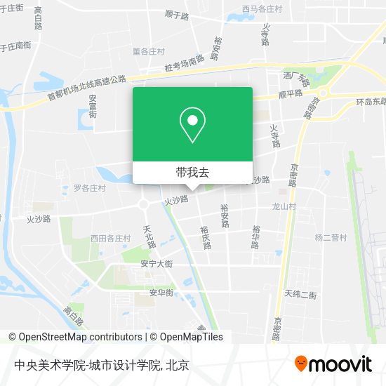 中央美术学院-城市设计学院地图