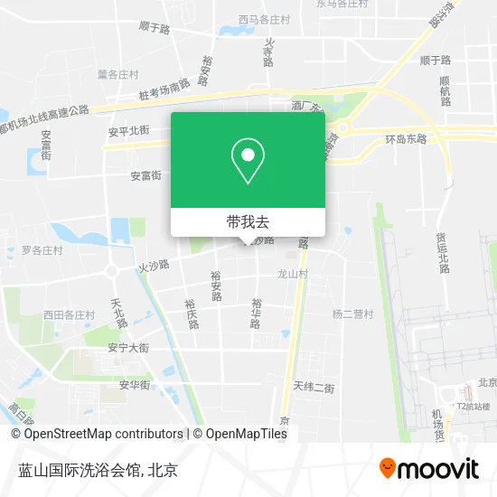 蓝山国际洗浴会馆地图