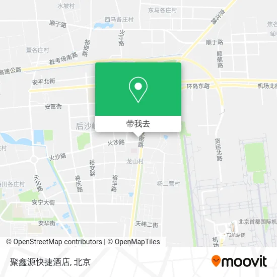 聚鑫源快捷酒店地图