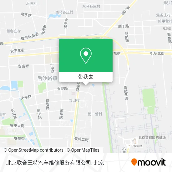 北京联合三特汽车维修服务有限公司地图