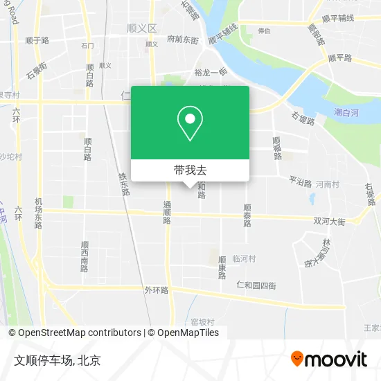 文顺停车场地图