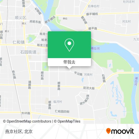 燕京社区地图
