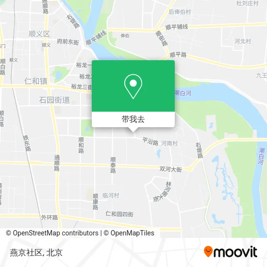 燕京社区地图