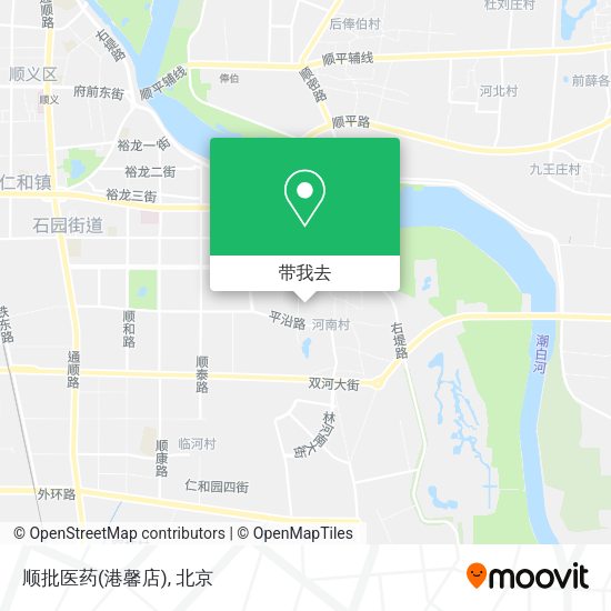 顺批医药(港馨店)地图