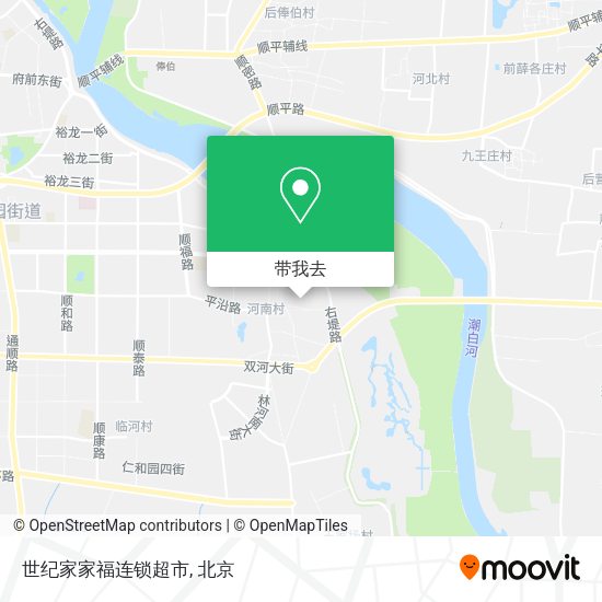 世纪家家福连锁超市地图