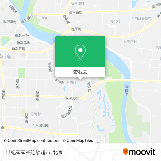 世纪家家福连锁超市地图