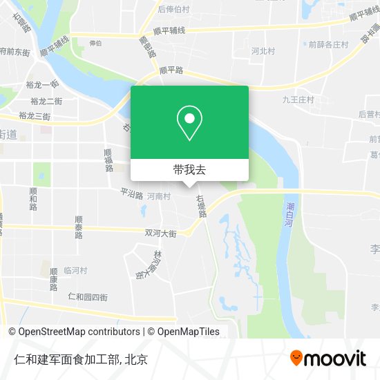 仁和建军面食加工部地图