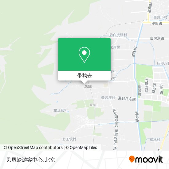 凤凰岭游客中心地图