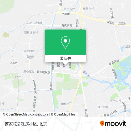 苏家坨公租房小区地图