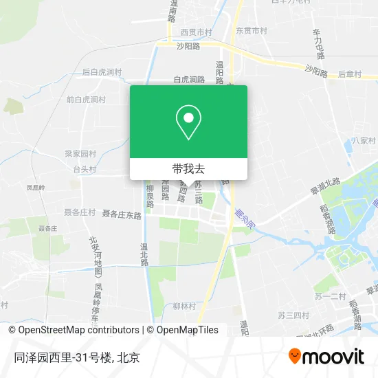同泽园西里-31号楼地图
