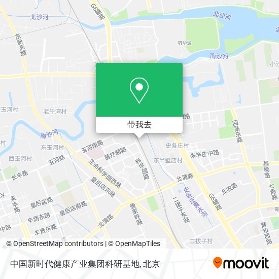 中国新时代健康产业集团科研基地地图