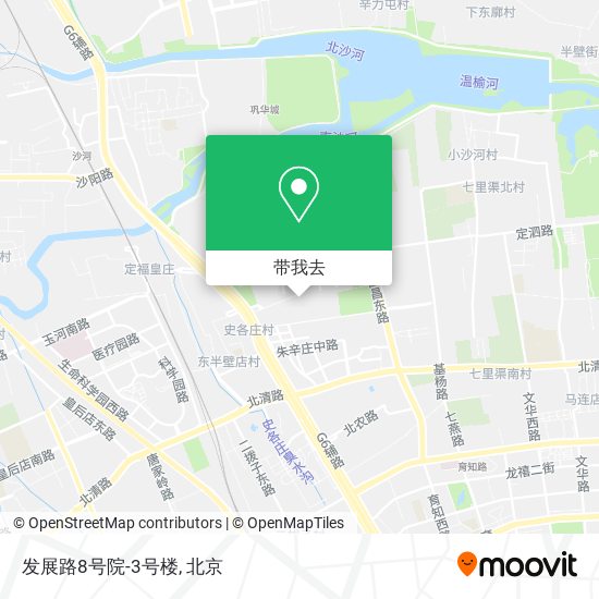 发展路8号院-3号楼地图