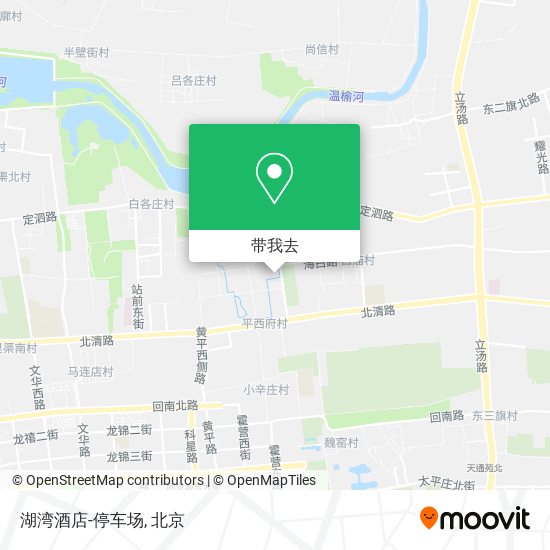 湖湾酒店-停车场地图