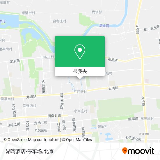 湖湾酒店-停车场地图