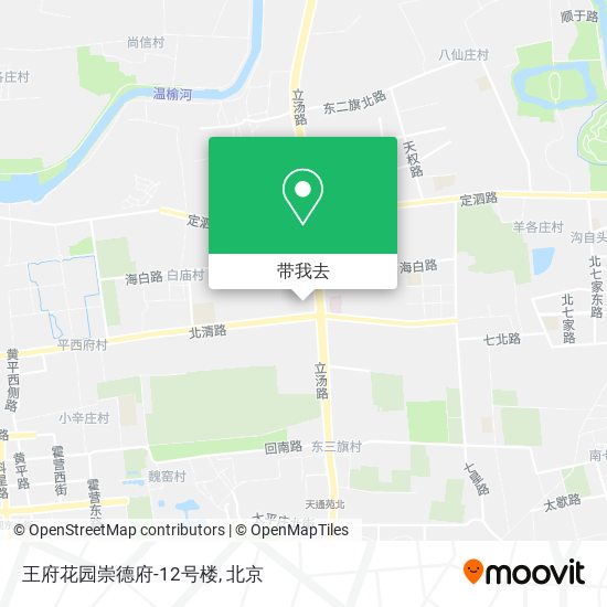 王府花园崇德府-12号楼地图