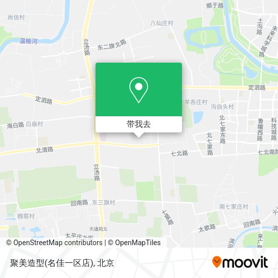 聚美造型(名佳一区店)地图