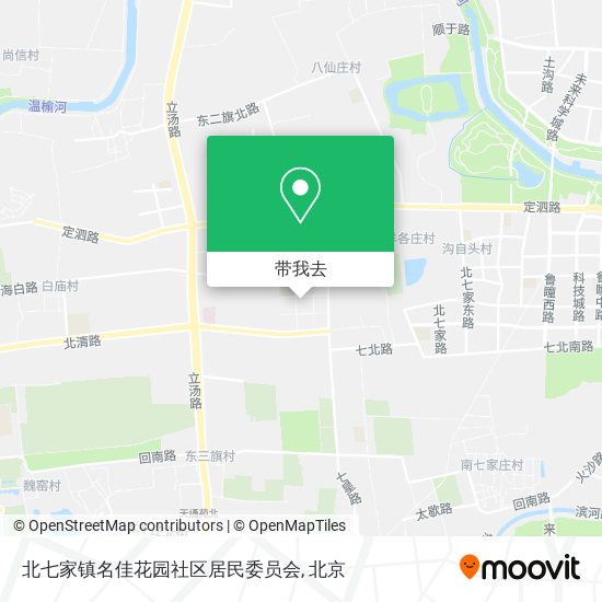 北七家镇名佳花园社区居民委员会地图