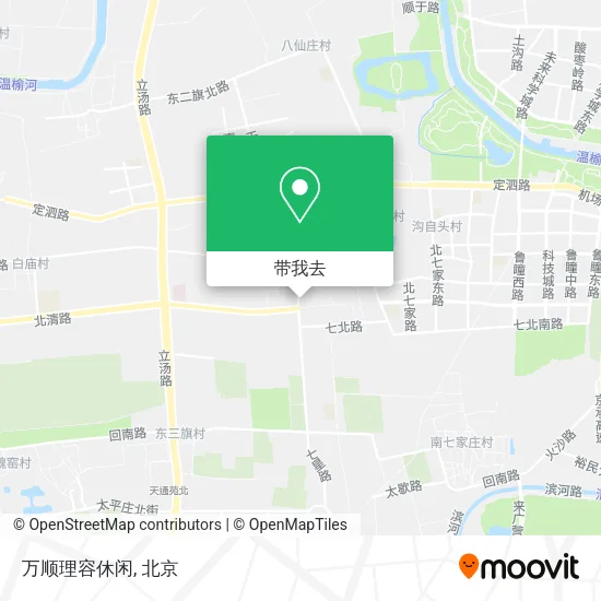 万顺理容休闲地图