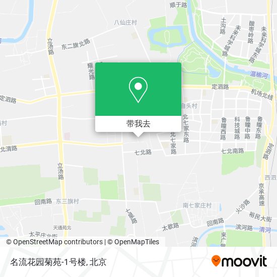 名流花园菊苑-1号楼地图