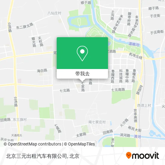 北京三元出租汽车有限公司地图
