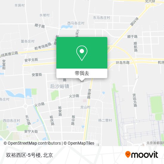 双裕西区-5号楼地图