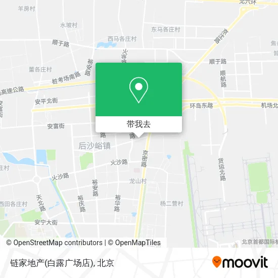链家地产(白露广场店)地图