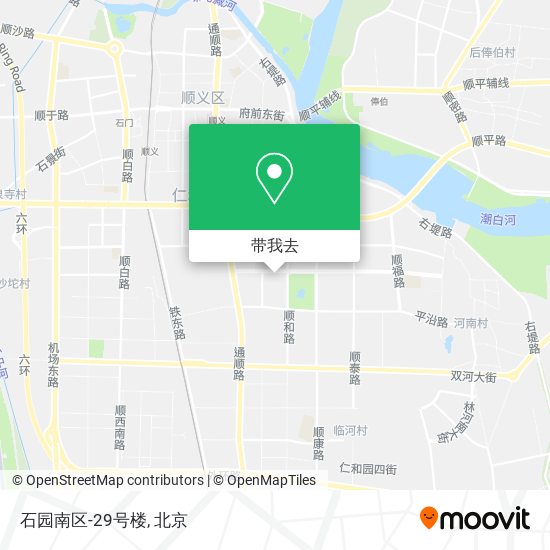 石园南区-29号楼地图