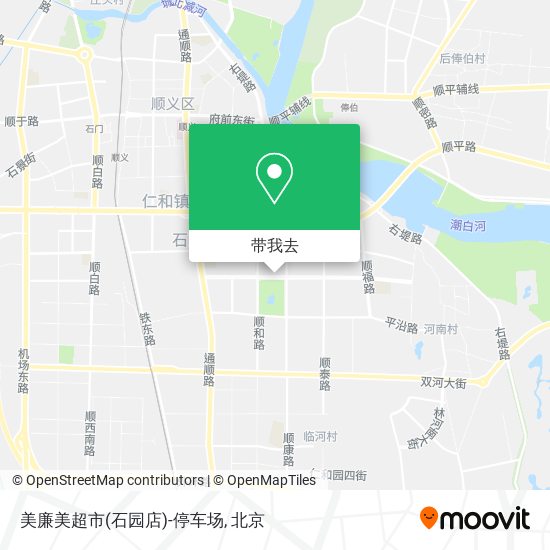 美廉美超市(石园店)-停车场地图