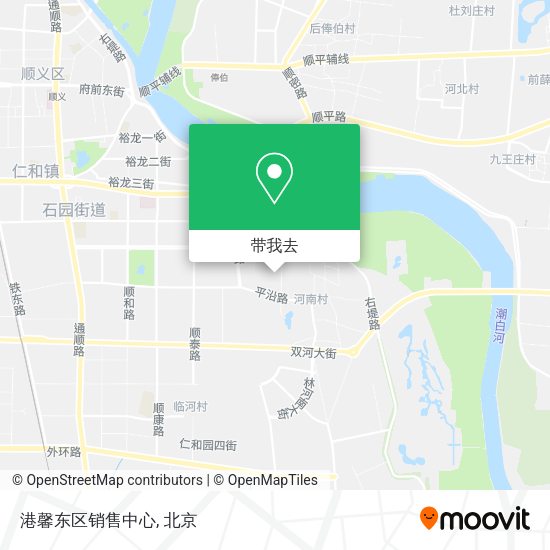 港馨东区销售中心地图