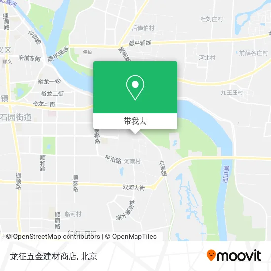 龙征五金建材商店地图